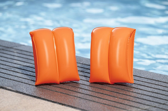 Rękawki do nauki pływania dla dzieci Pomarańczowe BESTWAY 25x20cm