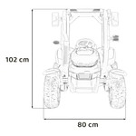 Traktor BLAST Z Przyczepką Czerwony