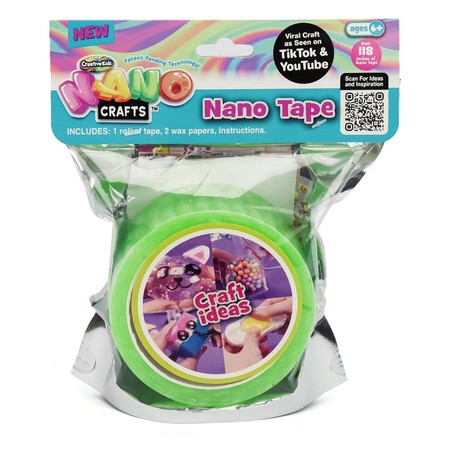 NANO CRAFT Taśma Nano Tape Zielony, zabawka kreatywna
