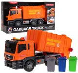 Śmieciarka Pomarańczowa z Funkcją Dźwięku + Akcesoria