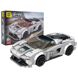 Zestaw Klocków Auto Sportowe Szare R/C
