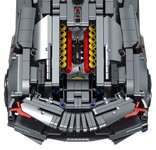 Zestaw Klocków Autko Sportowe Szare 1512el.