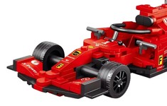 Zestaw Klocków Bolid F1 Czerwony 266el.
