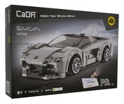 Klocki konstrukcyjne CaDA 308 el. Autko Sportowe Lotus Evija dla dzieci 6+ Zdalnie sterowany Pilot + Aplikacja mobilna