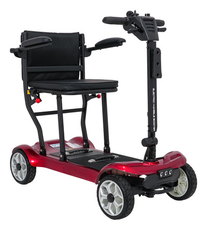 Skuter Elektryczny Czterokołowy dla Seniorów EasyGo Czerwony