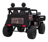 Toyota FJ Cruiser dla dzieci Czarny Liście + Pilot + Napęd 4x4 + Audio LED + EVA + Wolny Start