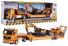 Zestaw Pojazdów Budowlanych z Lawetą