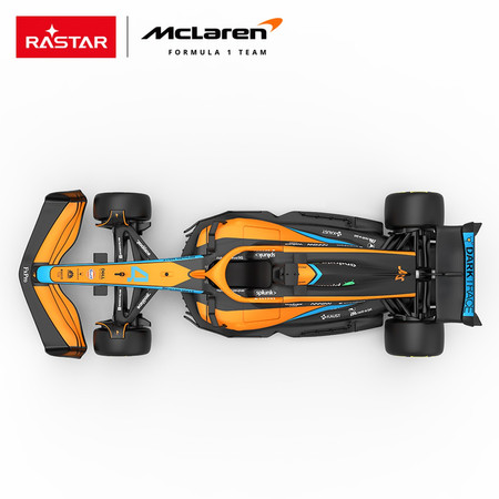 Autko Metalowe 1:24 McLaren F1 MCL36 Pomarańczowe RASTAR