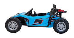 Auto Buggy Racing 5 na akumulator dla dzieci Niebieski + Silniki 2x200W + Pilot + Audio LED + Wolny Start