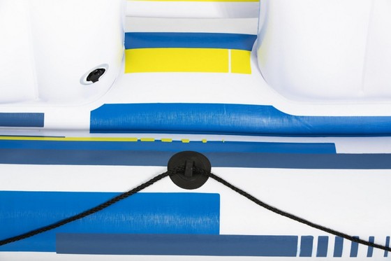 Duża Wyspa do pływania 6-osobowa BESTWAY 373x264x73cm + Daszek + Torba termiczna + Siateczkowe dno + Oparcia
