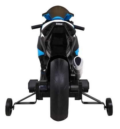 Motor BMW HP4 na akumulator dla dzieci Niebieski + Pomocnicze kółka + Wolny Start + EVA + MP3 LED