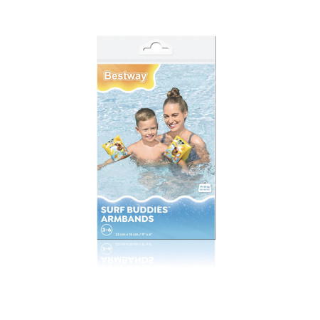 Rękawki SUMMER SURF Żółte 23x15cm Bestway