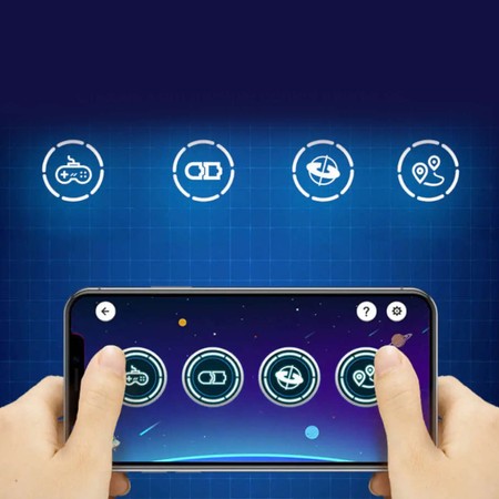 Klocki konstrukcyjne CaDA 308 el. Autko Sportowe Lotus Evija dla dzieci 6+ Zdalnie sterowany Pilot + Aplikacja mobilna