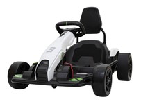 Gokart Fast 3 Drift na akumulator dla dzieci Biały + Funkcja driftu + Silniki 2x150W + Radio LED + Pasy