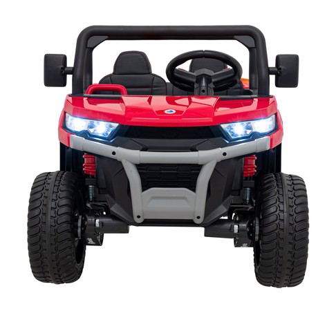 Auto Pick-Up Speed 900 dla dzieci Czerwony + Napęd 4x4 + Ruchomy kiper + Bagażnik + Pilot + Łopatka + Audio LED