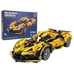 Klocki Auto Sportowe Żółte 422el.