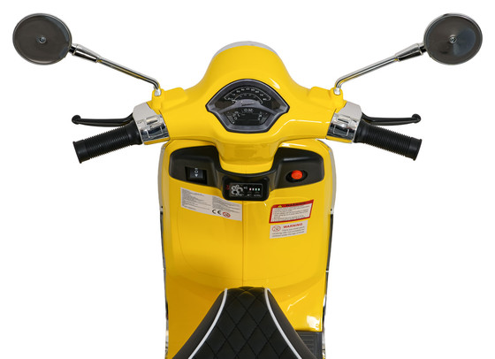 Pojazd Skuter Vespa ROMA Żółty