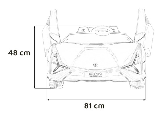 Pojazd Lamborghini SIAN Niebieski