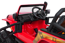 Pojazd Jeep Monster Czerwony