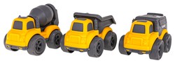Zestaw Trzech Pojazdów Budowlanych