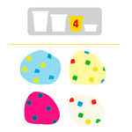 PLAY-DOH  4Pak Confetti, zabawka kreatywna