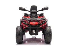 Quad Can Am Outlander ATV z Pilotem Czerwony
