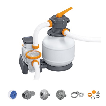 Piaskowa Pompa Filtrująca do basenów BESTWAY 8327 l/h + Złączki + Węże