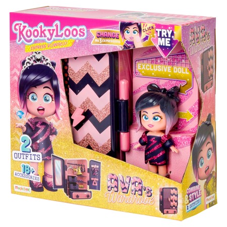 KOOKYLOOS S Ava's Wardrobe PlaySet lalka, figurka