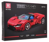 Zestaw Klocków Auto Sportowe Czerwone 1168el.