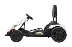 Gokart Fast 3 Drift na akumulator dla dzieci Biały + Funkcja driftu + Silniki 2x150W + Radio LED + Pasy