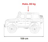 Pojazd Mercedes Benz G63 AMG XXL Biały