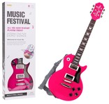 Zestaw Gitara + Mikrofon Róż