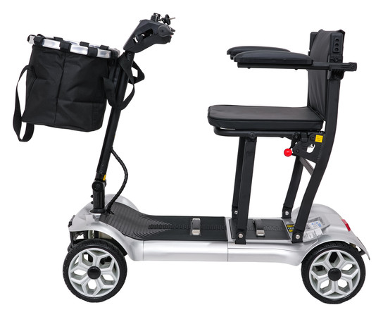 Skuter Elektryczny Czterokołowy dla Seniorów EasyGo Szary