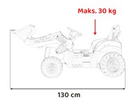Pojazd Koparka JCB Żółty