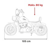 Pojazd Motor SPEED Power Czarny