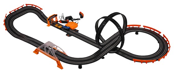 Tor Wyścigowy TRACK MASTER z Podświetleniem + Akcesoria 615cm