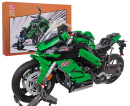 Zestaw Klocków technicznych Motocykl Sportowy Zielony 2304el.