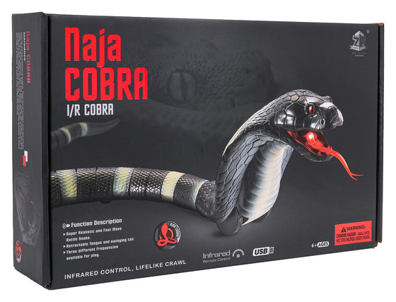 Wąż COBRA R/C Czarny