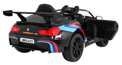 BMW M6 GT3 Auto na akumulator dla dzieci Czarny + Nawiew powietrza + Dźwięki MP3 Światła + Pilot