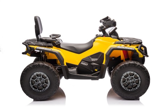 Quad Can Am Outlander ATV z Pilotem Żółty