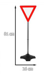 Zestaw 5 Znaków drogowych na stojakach dla małych Kierowców 3+ Nauka Jazdy