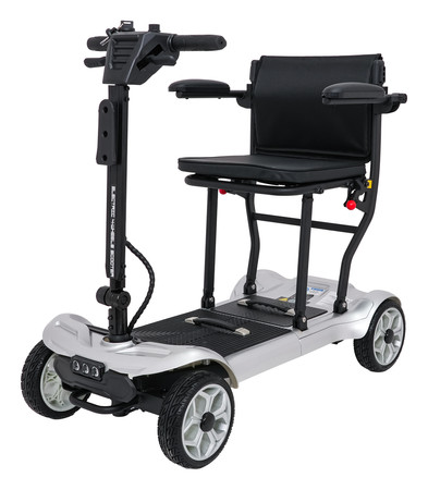 Skuter Elektryczny Czterokołowy dla Seniorów EasyGo Szary