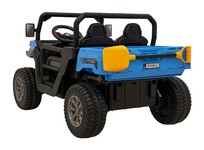 Auto Pick-Up Speed 900 dla dzieci Niebieski + Napęd 4x4 + Ruchomy kiper + Bagażnik + Pilot + Łopatka + Audio LED