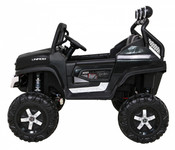 Mercedes Benz Unimog dla dzieci Czarny + Napęd 4x4 + Pilot + Bagażnik + Wolny Start + MP3 LED