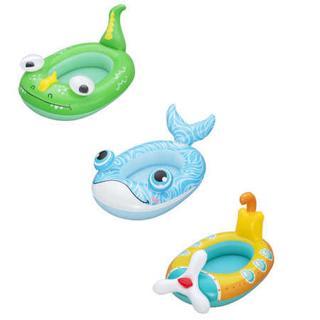 Ponton Zielony Dino 108x65cm Bestway