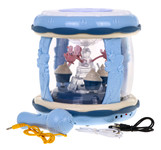 Bębenek z mikrofonem dla dzieci 18m+ Interaktywna multikostka + karuzela + panel dźwiękowy