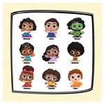 DOORABLES Encanto 9 figurek, figurka, 3.8 cm