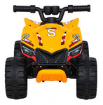 Quad The Fastest na akumulator dla dzieci Żółty + Silnik 25W