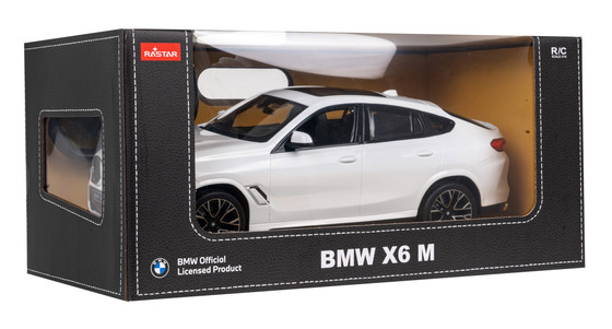 BMW X6 M biały RASTAR model 1:14 Zdalnie sterowane auto + Pilot 2,4 GHz