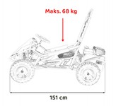 Pojazd Gokart Spalinowy MUD MONSTER Czarny